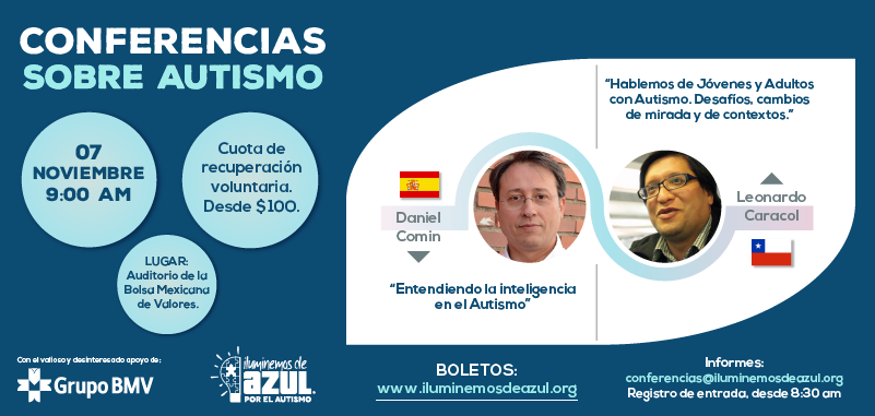 Conferencias sobre Autismo: Daniel Comín y Leonardo Caracol